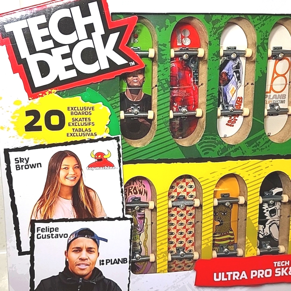 TECH DECK Ultra Pro 20 Bonus Pack Fingerboard Skateboards Sk8shop - Picture 2 of 9
